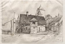 Worth: A Lane, 1879. Creator: Otto H. Bacher (American, 1856-1909).