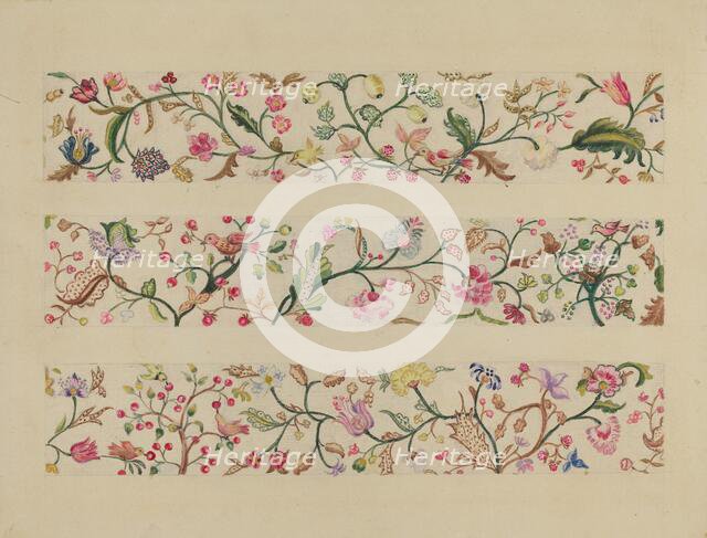 Border or Valance, c. 1936. Creator: Fanchon Larzelere.