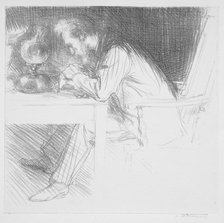 Charles Ricketts, 1894. Creator: Charles Hasslewood Shannon (British, 1863-1937).