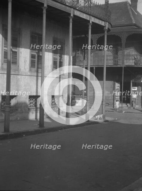 Dauphine Street, New Orleans, between 1920 and 1926. Creator: Arnold Genthe.