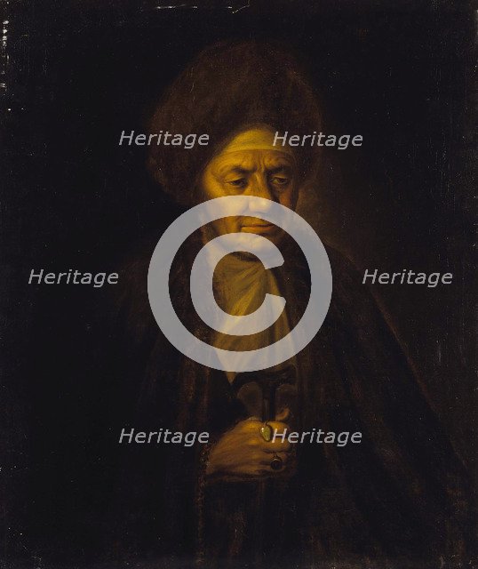 Boyarinya Kseniya Ioannovna Shestova, spouse of Fyodor Romanov and the mother of Mikhail Romanov, La Artist: Anonymous  