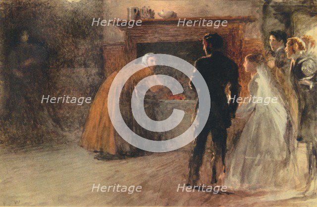 'The Visit to the Mad Woman After The Interrupted Marriage', c1870, (1942). Creator: Fred Walker.