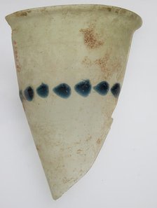 Glass Fragment, Coptic, 4th-early 5th century. Creator: Unknown.