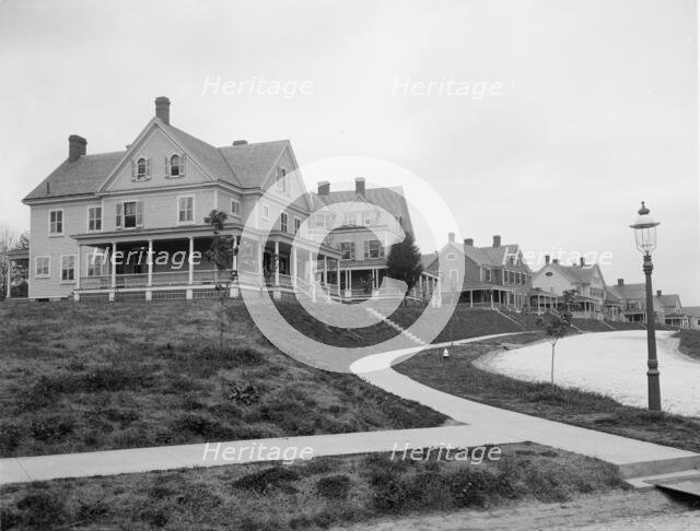 Officers' Row, Fort Oglethorpe, Chickamauga Park, Tenn. [i.e. Georgia], between 1900 and 1910. Creator: Unknown.