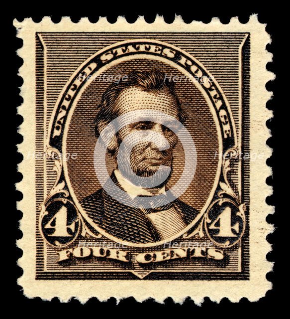 4c Abraham Lincoln single, 1890. Creator: American Bank Note Company.