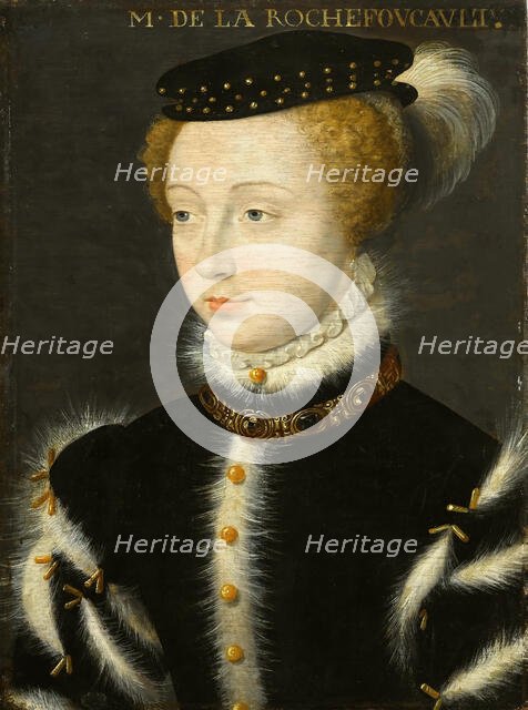Portrait of Charlotte de Roye, comtesse de la Rochefoucauld (1537-1569), Third quarter of 16th centu Creator: Anonymous.
