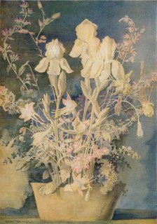 'Flower Painting by George Sheringham', c1910-1920, (1936). Creator: George Sheringham.