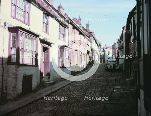 Mermaid Row, Rye, Sussex, c1955.  Creator: Arthur Charles Kirby Ware.