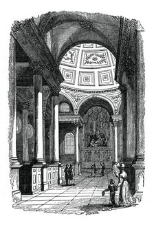 St Stephen's Church, Walbrook, London, 1833. Artist: Jackson