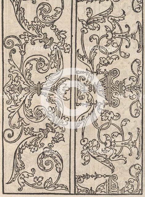 Page from Ein new kunstlich Modelbuch...(Page 17v), 1544., 1544. Creator: Peter Quentel.