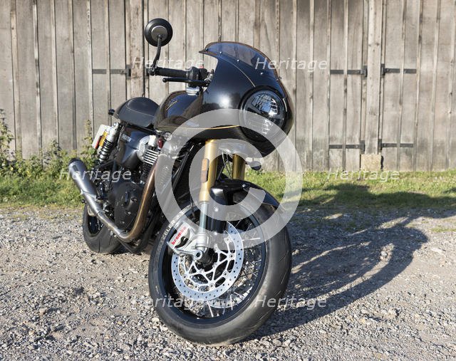 2019 Triumph Thruxton TFC 1200cc. Creator: Unknown.