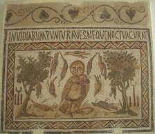 Mosaic, El Jem Museum, El Djem, Tunisia, 2009. Creator: Amanda Waite.