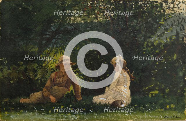 Scene at Houghton Farm, 1878. Creator: Winslow Homer.