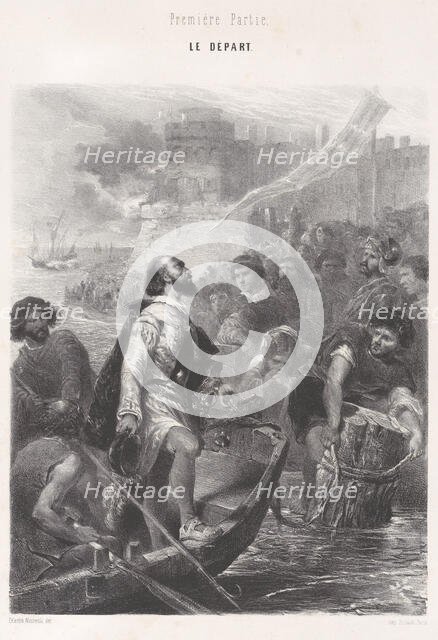 First Part, the Departure, ca. 1830-60. Creator: Célestin Nanteuil.