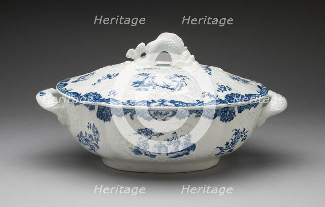 Tureen, Worcester, c. 1755. Creator: Royal Worcester.