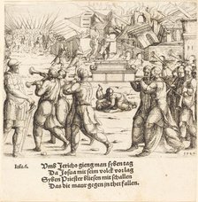 The Fall of Jericho, 1540. Creator: Augustin Hirschvogel.