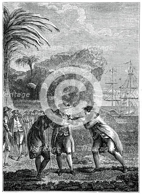 'Sale of a Negro Slave', (1885).Artist: Eisen