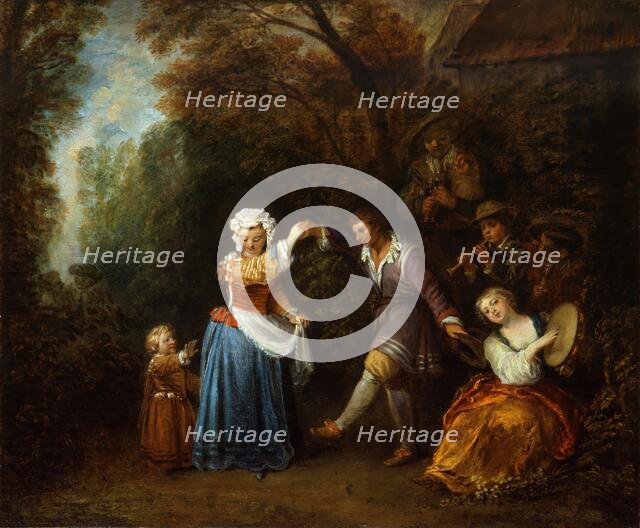 The Country Dance, about 1706-1710. Creator: Jean-Antoine Watteau.