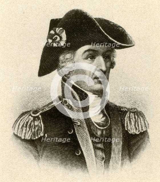 'General Francis Marion, in coat with high collar and waistcoat', c1770, (1937). Creator: Unknown.