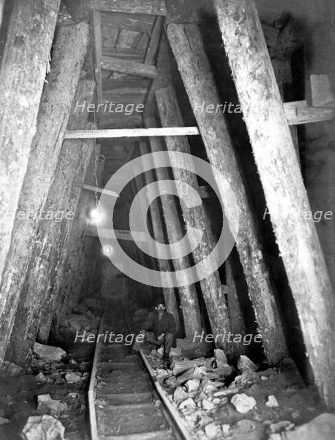 Construction of a Tunnel, 1900-1904. Creator: Unknown.