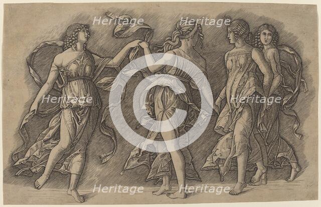 Four Dancing Muses, 1500/1505. Creator: Giovanni Antonio da Brescia.