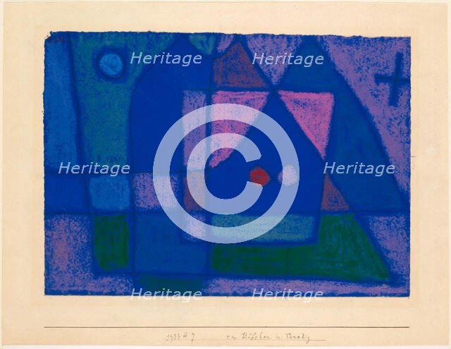 A small room in Venice, 1933. Creator: Klee, Paul (1879-1940).