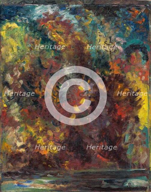 Autumn on a River Bank, 1940-1942. Creator: Arnold Peter Weisz-Kubincan.