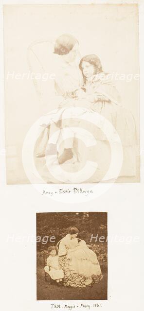 Amy & Essie Dillwyn; TSM Meggie & Mary, 1861. Creator: John Dillwyn Llewelyn.