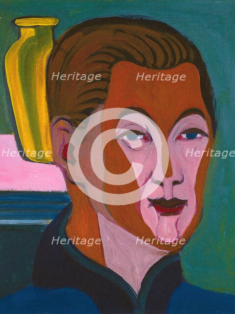 Self-Portrait, 1925. Creator: Kirchner, Ernst Ludwig (1880-1938).