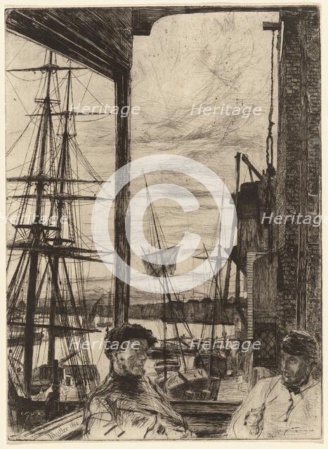 Rotherhithe, 1860. Creator: James Abbott McNeill Whistler.