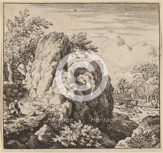 Large Rock, probably c. 1645/1656. Creator: Allart van Everdingen.