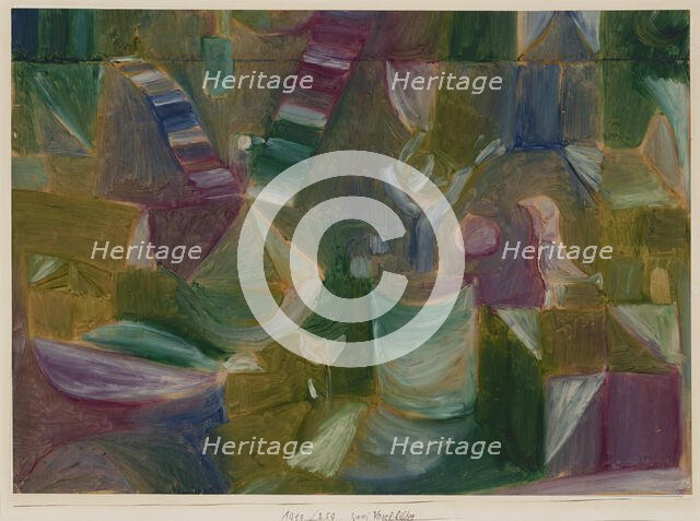 Two bird pictures, 1919. Creator: Klee, Paul (1879-1940).