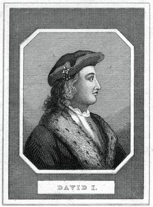 David I, King of Scotland. Artist: Unknown