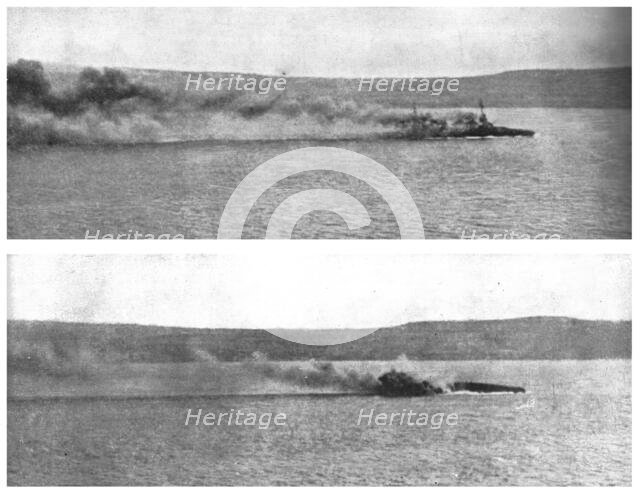 'L'expedition des Dardanelles, le tentative de enforcement..., 1915 (1924). Creator: Unknown.