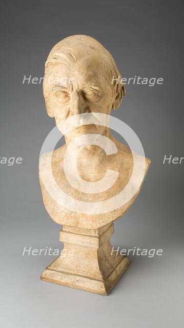 Ralph Waldo Emerson (1803-1882), modeled 1879. Creator: Daniel Chester French.