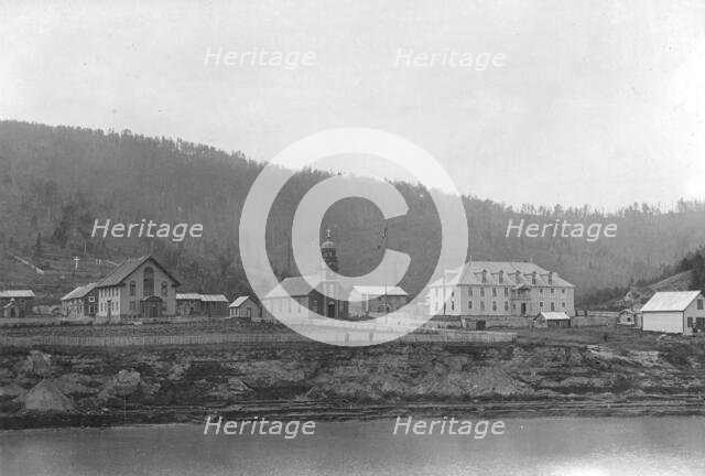 Holy Cross Mission on the Yukon, between c1900 and c1930. Creator: Unknown.