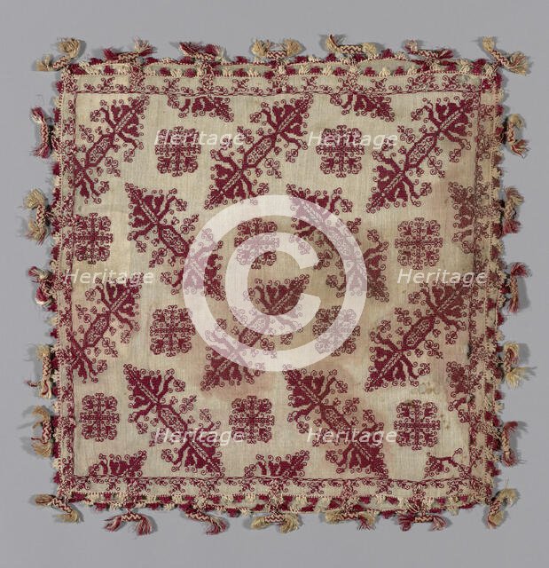 Pillow Cover, Italy, 17th century. Creator: Unknown.