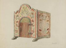 Tabernacle (Ecclesiastical Furniture), c. 1938. Creator: Cornelius Christoffels.