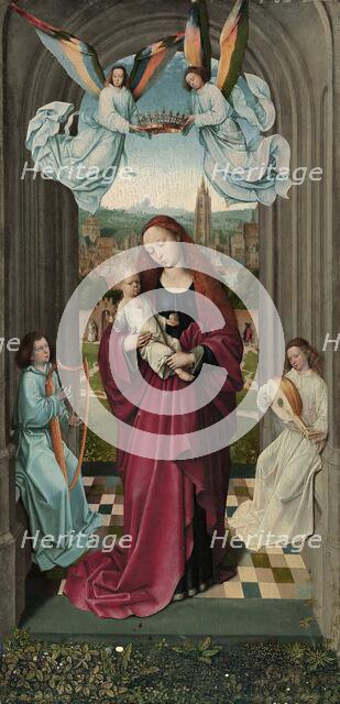 The Virgin and the Child between Angels, 1500. Creator: Master of the Andre Madonna.