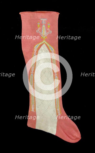 Stockings, British, first quarter 19th century. Creator: Unknown.