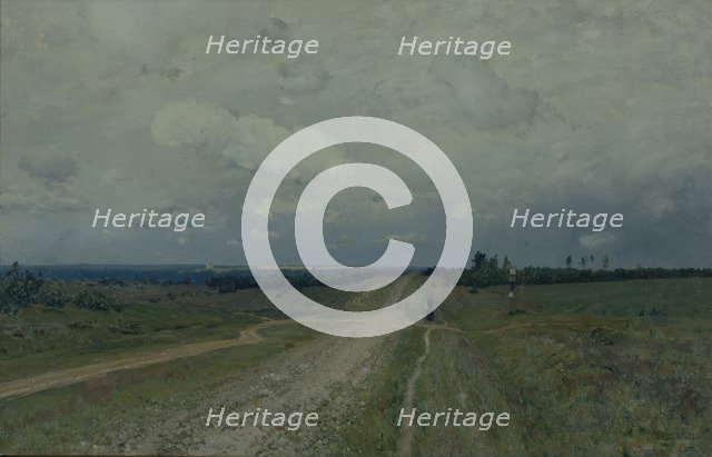 The Vladimirka Road, 1892. Artist: Levitan, Isaak Ilyich (1860-1900)