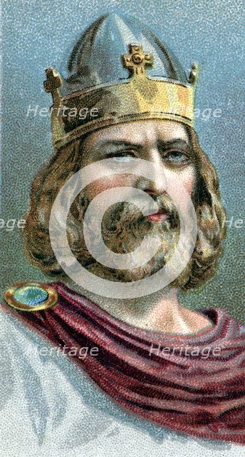 Alfred the Great (849-899), Anglo-Saxon king of Wessex from 871, (c1920). Artist: Unknown
