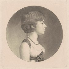 Louisa DuPonceau, 1798-1803. Creator: Charles Balthazar Julien Févret de Saint-Mémin.