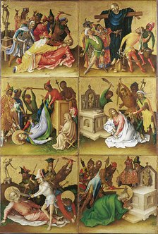 Martyrdom of the Apostles. Right panel. Artist: Lochner, Stephan (ca 1400/10-1451)