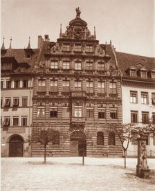 Peller House, Nuremberg, between 1880 and 1890. Creator: Adolphe Braun.