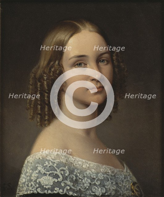Portrait of the Soprano Jenny Lind (1820-1887), after 1844.