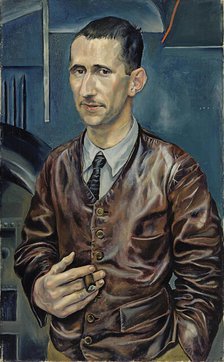 Portrait of Bertolt Brecht, c1926. Creator: Schlichter, Rudolf (1890-1955).