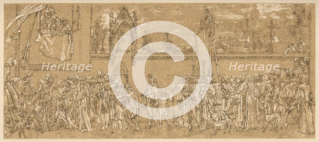 'Cimabue's Celebrated Madonna is carried in Procession...', 1853-1855 (c1880-1882). Artist: Unknown