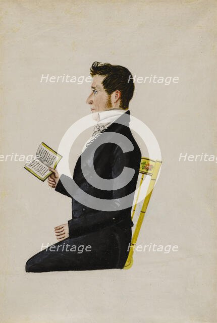 Portrait of George Musser, ca. 1826. Creator: Jacob Maentel.