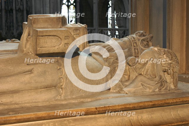 Effigy of Osric, Gloucester Cathedral, Gloucestershire. 